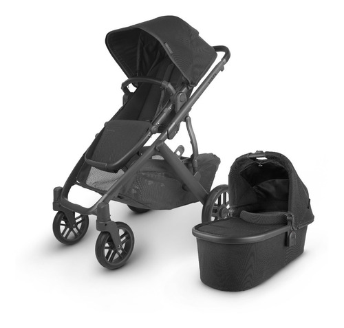 Cochecito Uppababy Vista V2 Jake Negro Con Moises