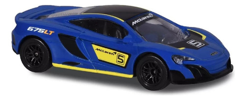 Vehículo miniatura azul Majorette Racing Cars Mclaren 675lt