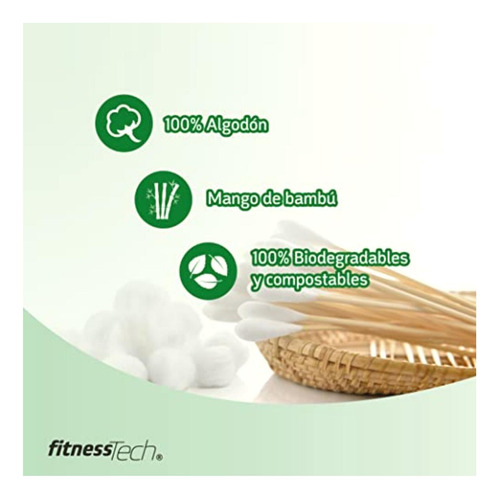 Hisopos 400pz Cada Bolsa Six Pack