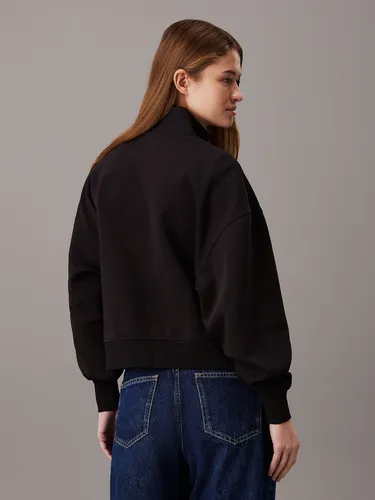 Polerón Satin Applique Negro Calvin Klein