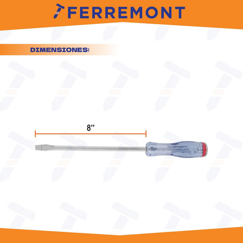 Desarmador Plano De Golpe 5/16 X 8 Truper Expert 14164