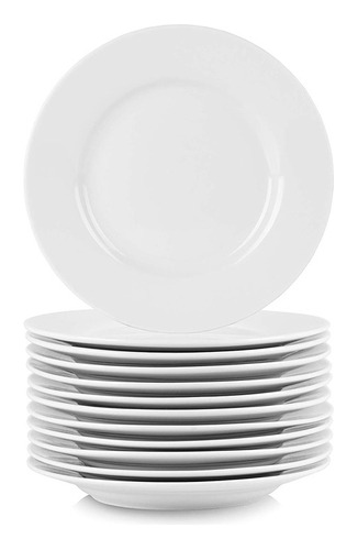 Plato De Postre D20cm Porcelana Selecta X36 - Blanco