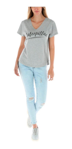 Polera Mc Mujer Jade Tee Gris Cat