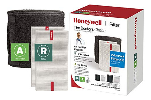 Honeywell Hrf-arvp True Hepa Filtro Combo Pack, Blanco