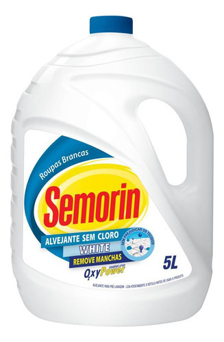 Semorin Alvejante Sem Cloro White 5l