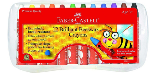 Faber-castell, Crayones De Cera De Abejas En Estuche De Alma