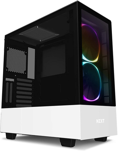 Gabinete Mid Tower Atx Nzxt H510 Elite - Ca-h510e-b1 Blanco