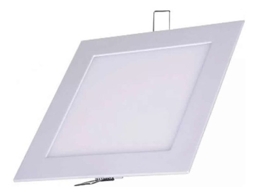 Luminária Plafon Led 18w Embutir Quadrada 