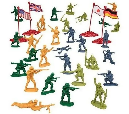Figuras De Accion De Los Hombres Del Ejercito -soldados De W