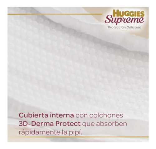 Caja Huggies Supreme Etapa 3 180 Pañales Bebé Lisos Unisex Mediano (m) Sin Género