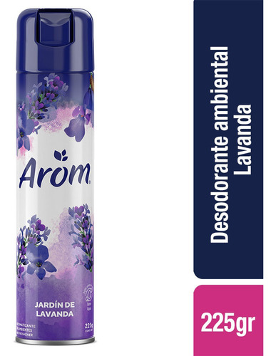 Arom Desodorante Aerosol Jardín De Lavanda