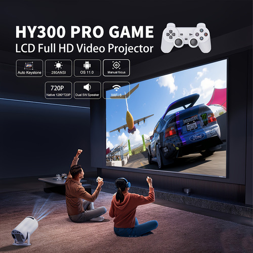 Proyector Profesional 4k Hd Android 11 Wifi6+juegos Variados