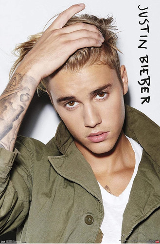 Justin Bieber - Póster De Pared De Ojos, 14.725  X 22....