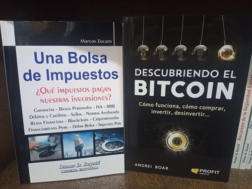 Libro Combo Descubriendo El Bitcoin + Bolsa De Impuestos