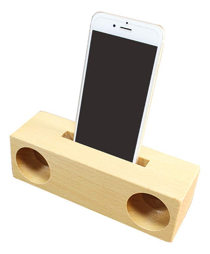 Zmmyr Soporte De Madera Para Teléfono Celular Altavoz De Esc