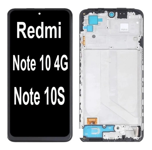 Imagen 1 de 1 de Pantalla Xiaomi Redmi Note 10 4g / 10s Con Marco