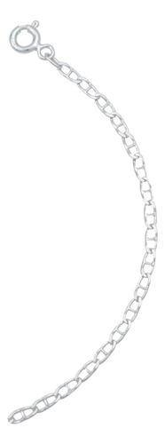 Pulsera Marinera Abierta Lisa Regalo Mujer Plata 925 2 Mm
