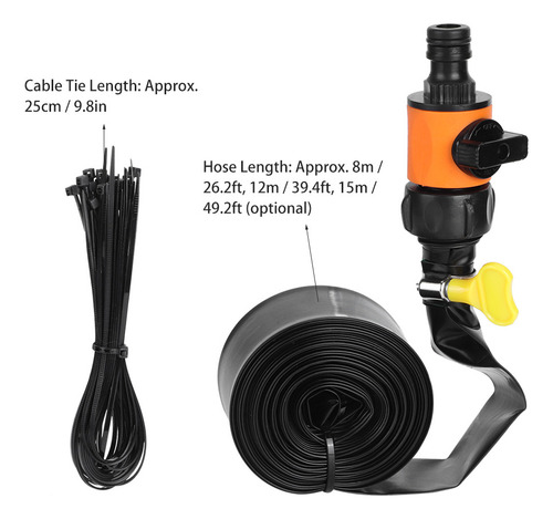 Manguera De Riego Para Cama Elástica, Refrigeración Y Riegoy