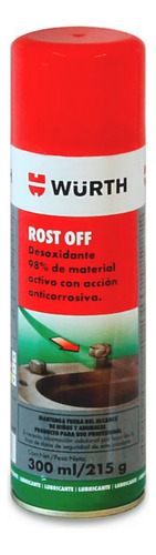 Removedor De Oxido Rost Off Wurth 300 Ml