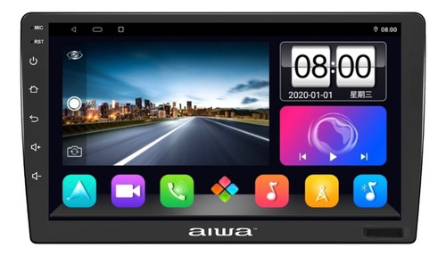  Radio Auto Android Hd 9'' Aiwa 2g Wifi Aw-a900bs Instalada