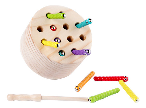 Juguete De Madera Para Atrapar E Insertar Insectos Para Niño