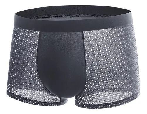 . Boxer Tejido De Seda De Hielo Para Hombre 4 Piezas