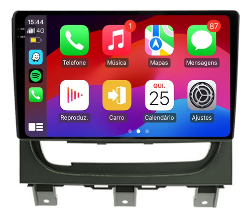 Multimidia Palio 13/19 9p Octacore Carplay 256gb Tpros 360