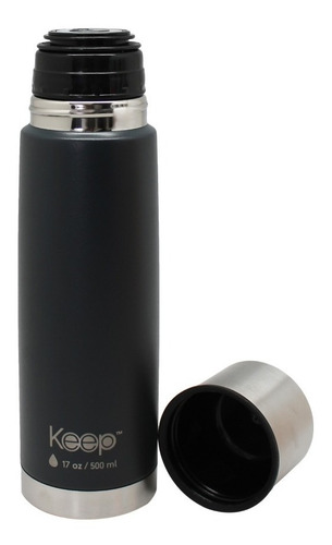 Imagen 3 de 6 de Termo Bala Keep 500ml Acero Inoxidable Universo Binario