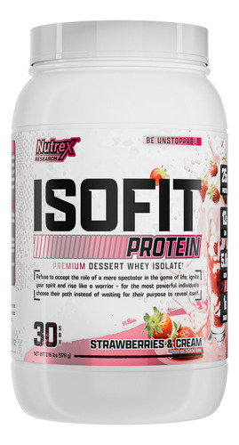 Isofit - Nutrex, Isolate Protein 2,3 Lb Sabor Frutilla