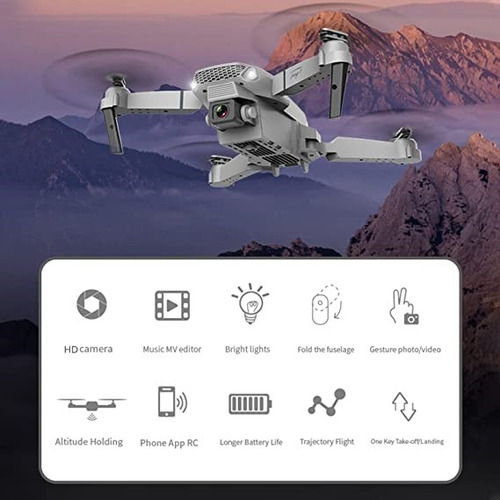 Drone Con Cámara Wifi App Control + Batería Recargable /ryc