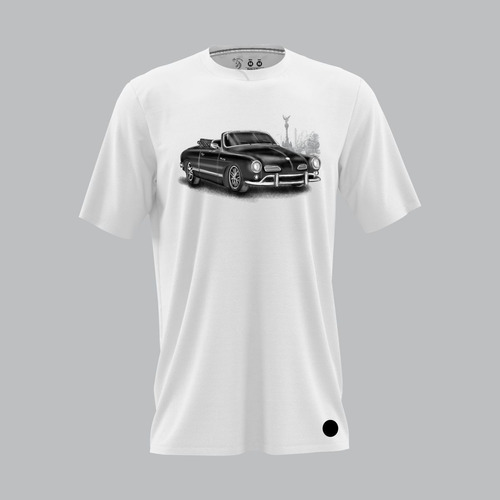 Playera Karmann Ghia Negro Descapotable