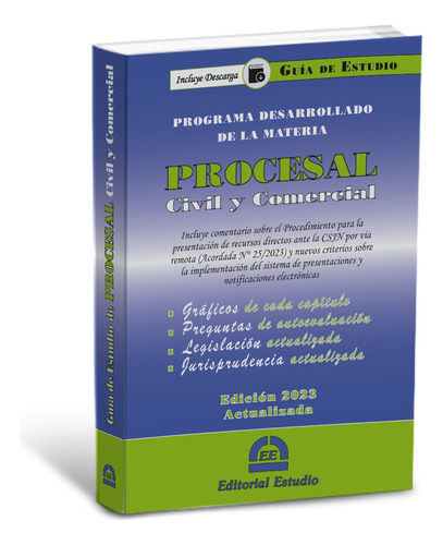 Guía De Derecho Procesal Civil Y Comercial