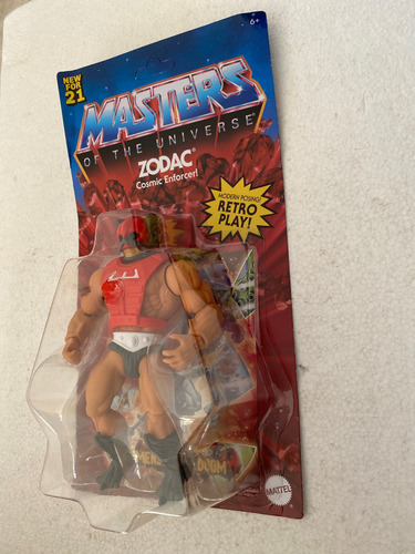 Zodac Cosmic Enforcer Motu Origins Retro Zodak Unpunch Card (Usado)