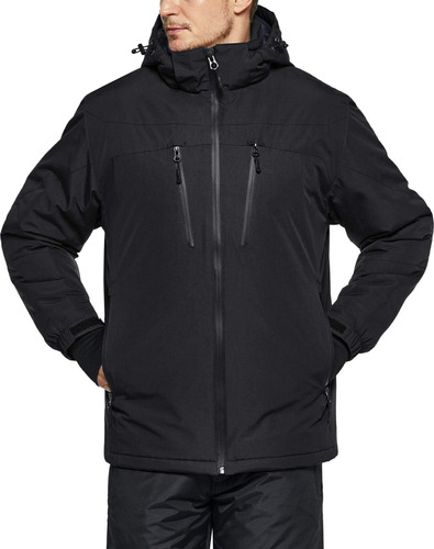 Men's Winter Ski Jacket, Waterproof Warm Insulated Snow Coat