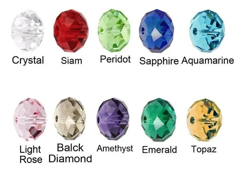 Cuentas De Cristal Para Hacer Joyas (300 Piezas)