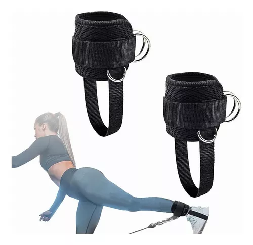 VLFit Pack 2 Tobilleras Poleas Gym - Tobillera para Polea Acolchada de  Velcro para Mujeres y Hombres - Accesorios Gym - Correa Tobillos Gym para  Máquina de Cable Fitness y Gimnasio 