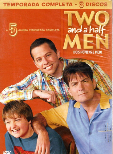 Box Two And A Half Men - 3 Discos - 5° Temporada Completa