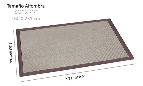 Alfombra Rizzy Home Millington Mg-4872tamaño 5.3'x7.7'