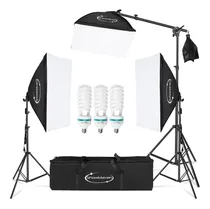 Comprar Kit De Iluminación Fotográfica Softbox Luz Continua 5500 K