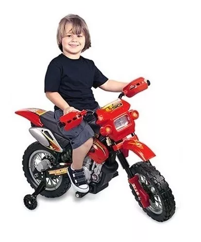 Moto Eletrica Infantil Moto Cross Laranja Homeplay no Shoptime