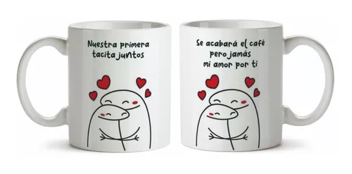 Taza Flork Meme Amor Enamorados