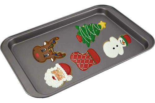 Charola Acero Con Antiadherente Para Hornear Galletas 42x29