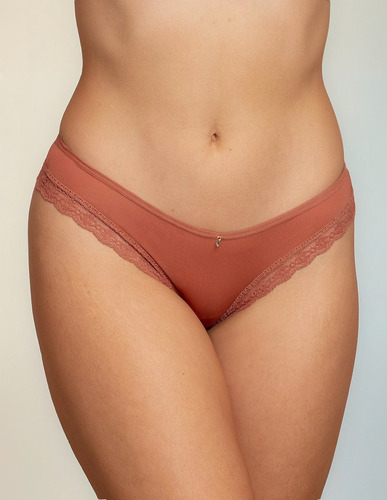 Tanga Brasilera Con Encaje, Haby 20904, Tallas Ch -m - G