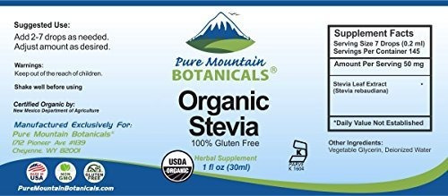Imagen 3 de 7 de Edulcorante Líquido Orgánico De Stevia - Sustituto De Azúcar