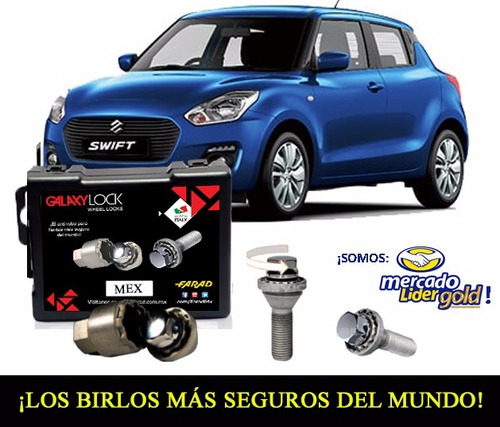 Antirrobo Llantas Suzuki Swift Gls 2018 - Nuevo!