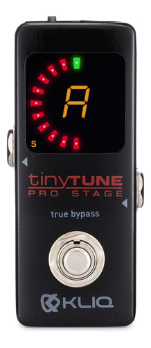 Pedal Kliq Tinytune Pro Stage Tuner Para Guitarra Y Bajo Con