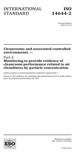 Libro: En Ingles Iso 14644-2:2015: Cleanrooms And Associate
