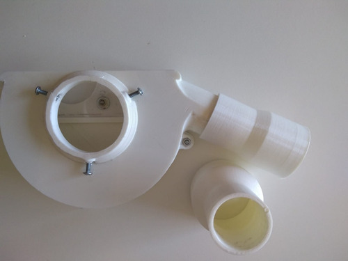 Acanaladora Para Amoladora De 4 Y 5 Pulgas Piso Y Pared. Blanco 60hz