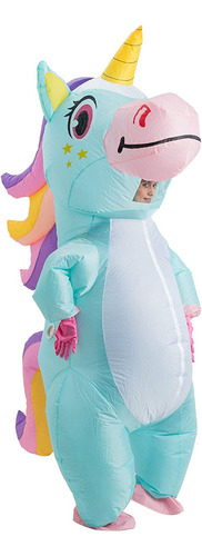 Fwefww Disfraz De Unicornio Inflable Para Adulto, Halloween