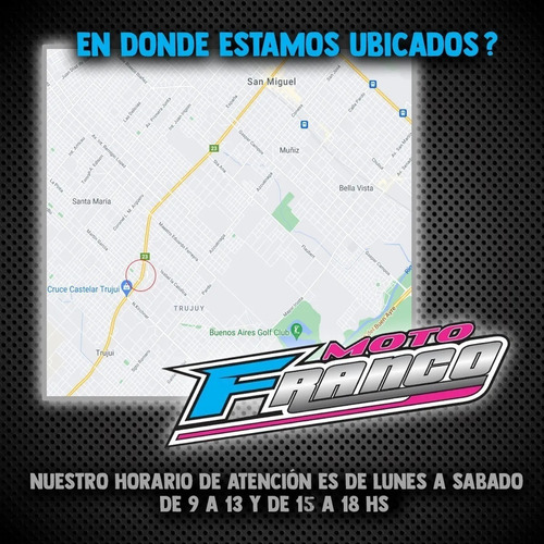 Imagen 4 de 4 de Porta Corona Keller 110 Con Ruleman Motos Franco